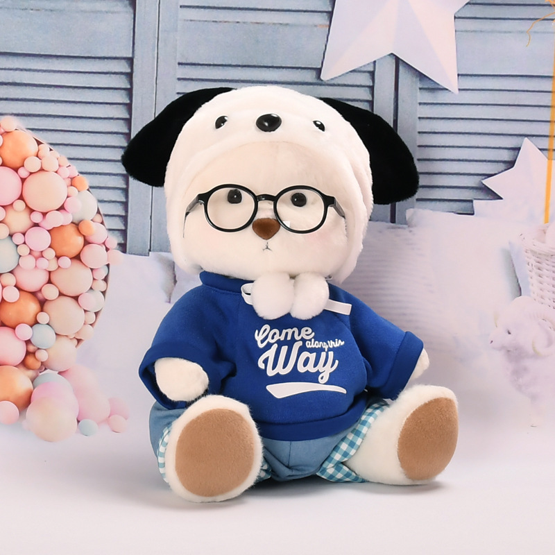 30cm Lena Joint Bear Clothes Ott Transformation suit Parchia Dog Headgear Sweatshirt Teddy Bear Changing