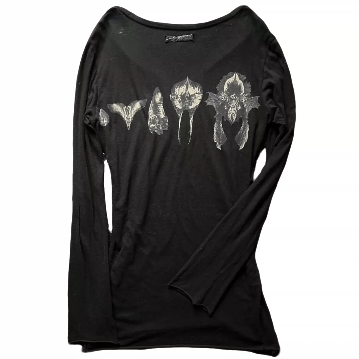 Ifsixwasnine visual system rare early bedrock variant printed long sleeved T-shirt