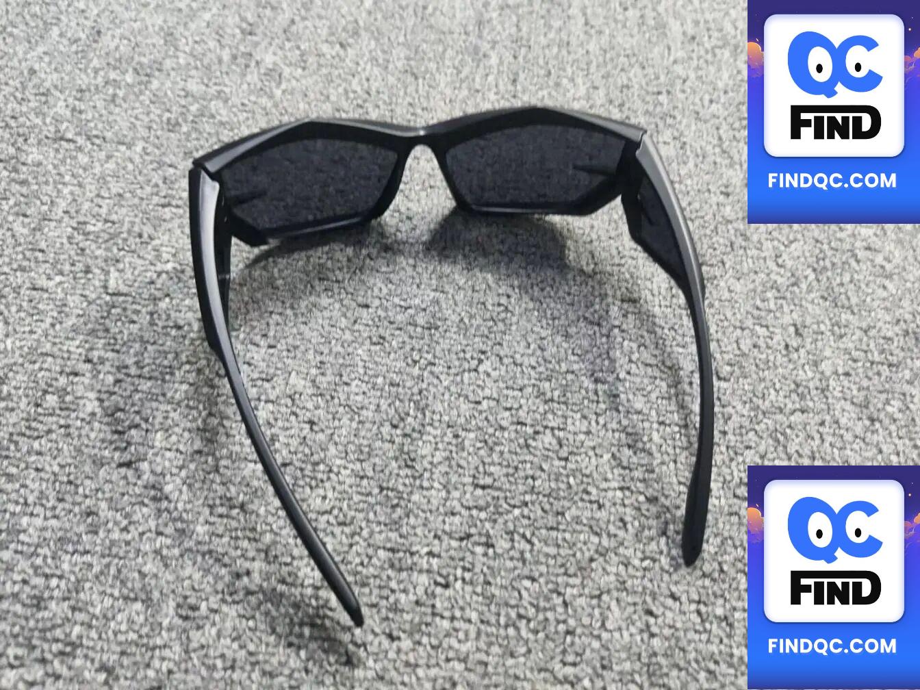 2023 New European and American Futuristic Technology Sunglasses Y2K Street Shot Show Sunglasses Cross-border Heterosexual Sunglasses QC