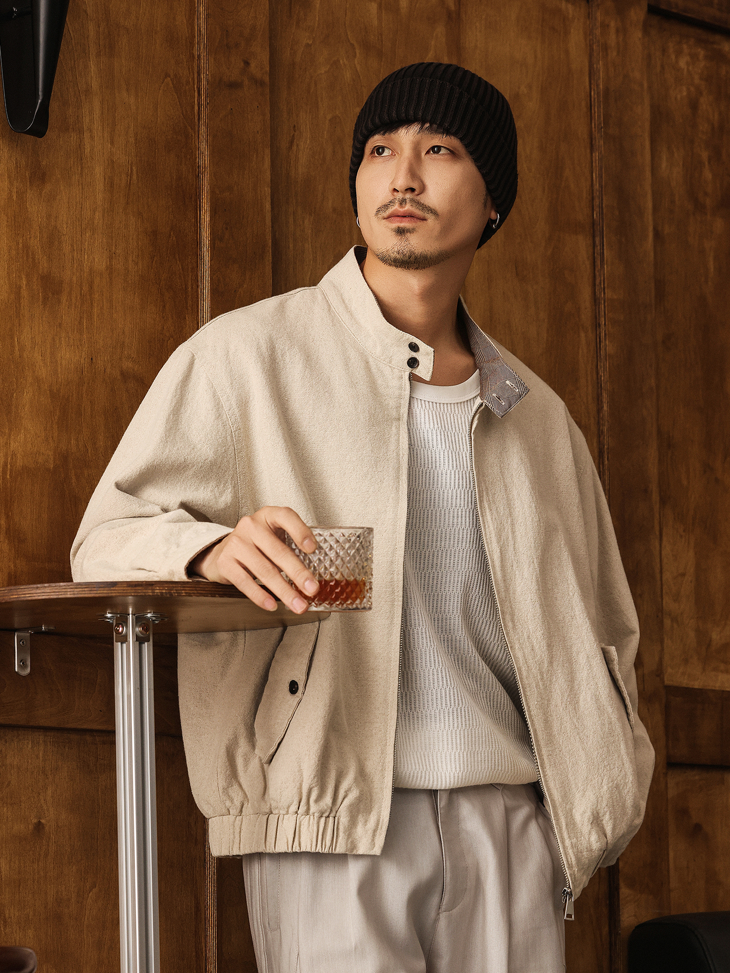 American Retro Mori Old Money Style Linen Jacket for Men, Spring 2026 New Trendy Brand Commuter Men's Loose Coat