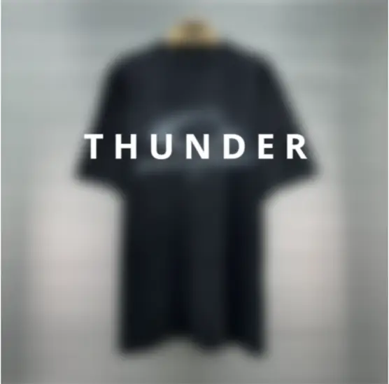 Printed Vulcanized Black T-shirt