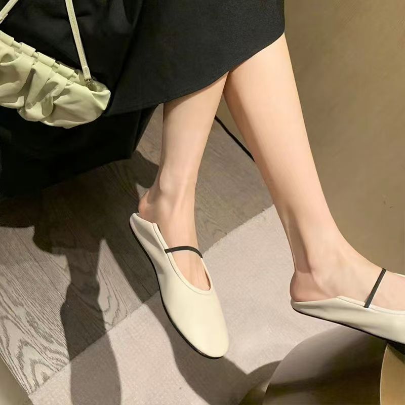 French-Style Single-Strap Mary Jane Shoes for Women, 2026 Spring and Autumn New Gentle Style Flat Ballet Shoes, Ultra-Soft Granny Shoes