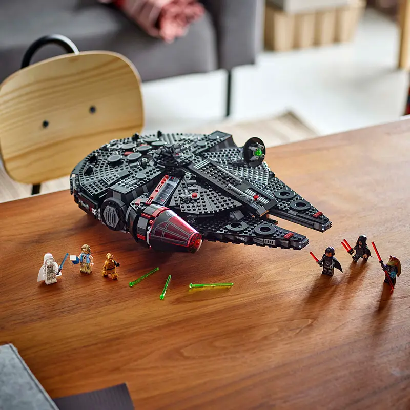 Lego Official Flagship Store 75389 Star Wars Dark Millennium Falcon Building Blocks kids Educational Toy Gift