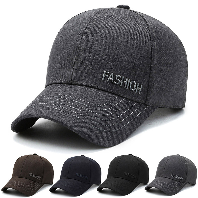 Hat Men's Spring and Autumn Baseball Cap Old Man Dad Grandpa Cap Middle-aged and Elderly Men's Outdoor Casual Old Man Cap