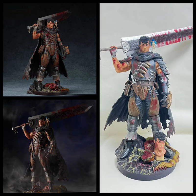 Blazing Sword Legend: Heavy Edition Guts, Branded Warrior, Berserk Swordsman, Interchangeable Head Model Figurine Wholesale