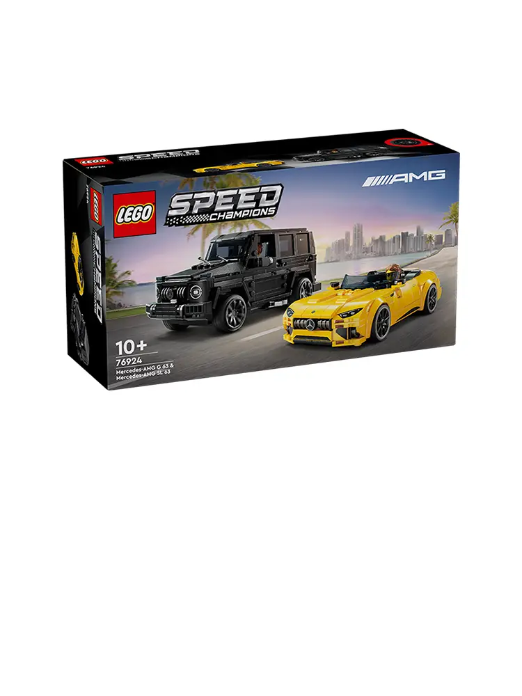 Lego Super Racing Series 76924 Mercedes-Benz Dual Car Set Boys Assemble Building Blocks Children's Toy Gift