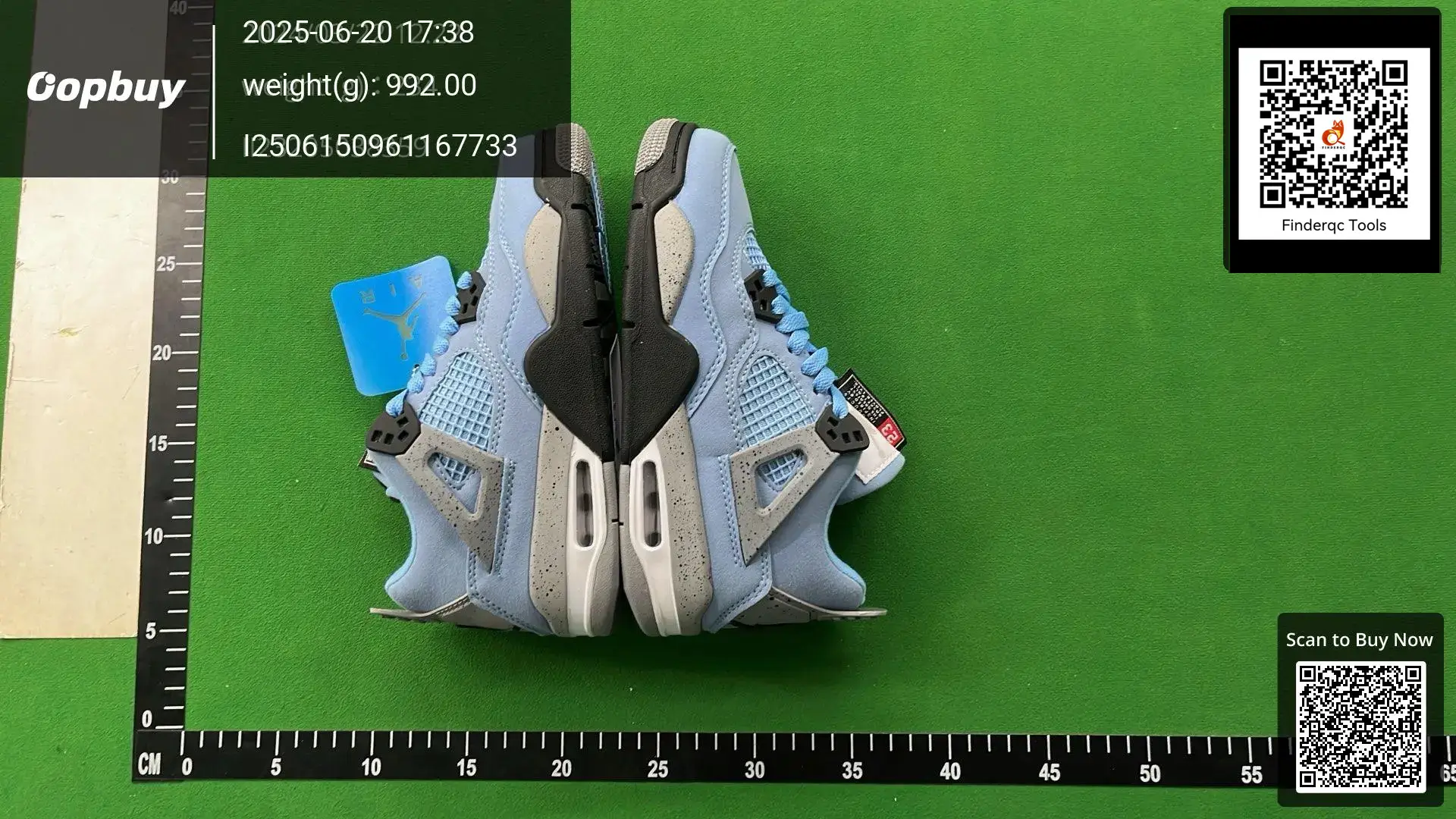 Jordan 4 Retro University Blue