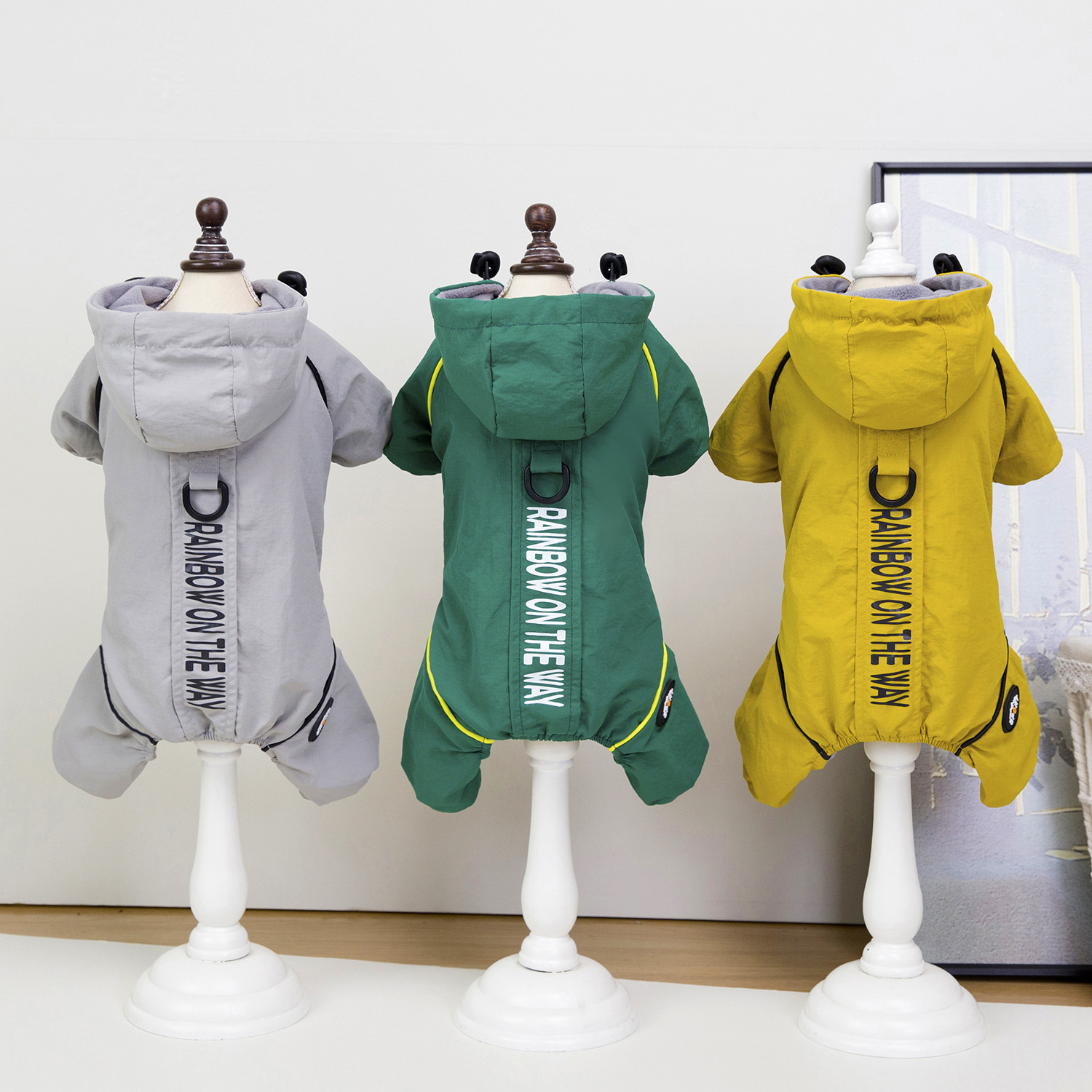 Dog Clothes Autumn and Winter New Clothing Teddy Pet Clothes Winter Outdoor Mountaineering 25 Mountain Four-Legged Jacket
