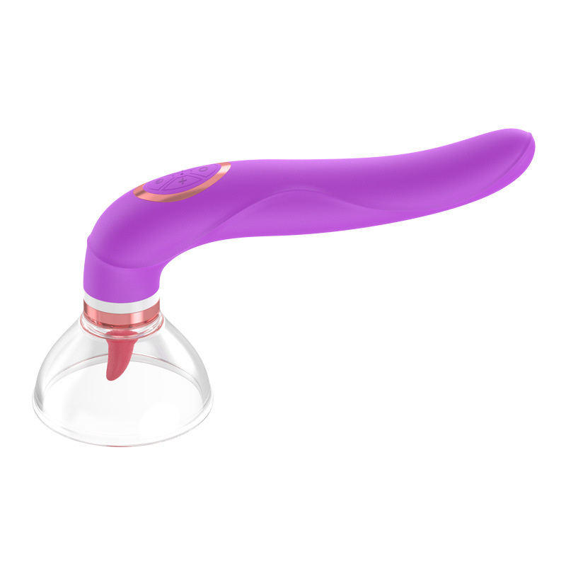 Elf female simulation soft tongue milk Yin massager sex supplies sucking tongue licking vibrator spot