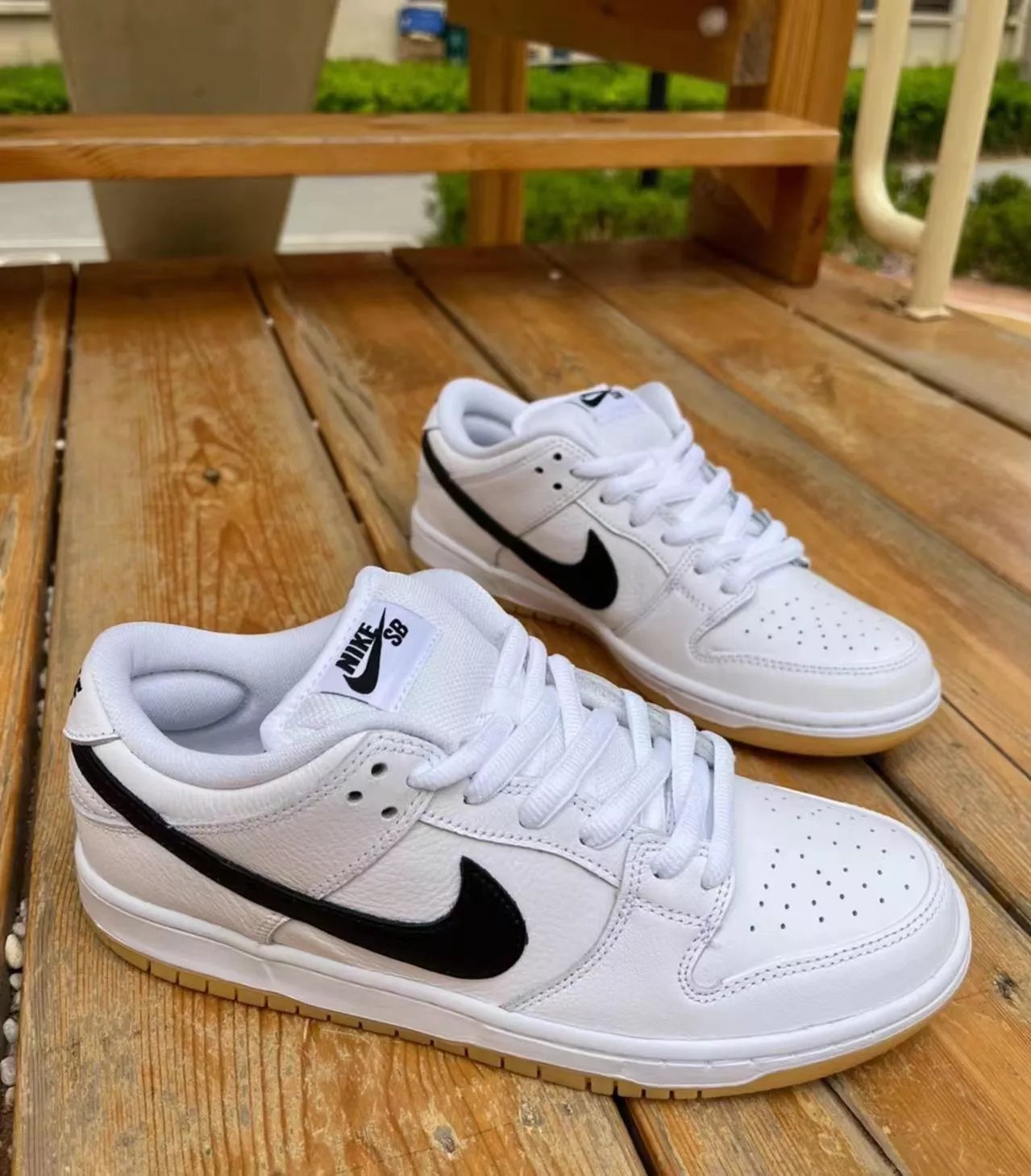 工厂特价 公司级 Dunk SB Low pro iso "white gum" 经典外观与现代流行结合防滑轻便低帮板鞋