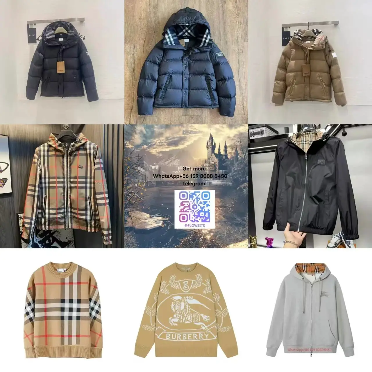 LS88--High version sweater sweater jacket down jacket