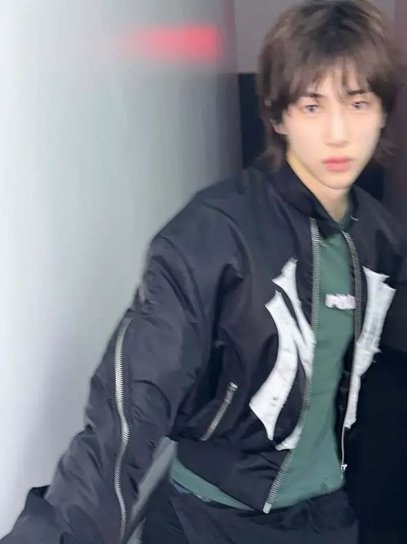 Mowalola My Patchwork Zipper Deconstructed Cotton Jacket Bomber Nylon Jacket Cortis Gold Sponsor Training Same Style