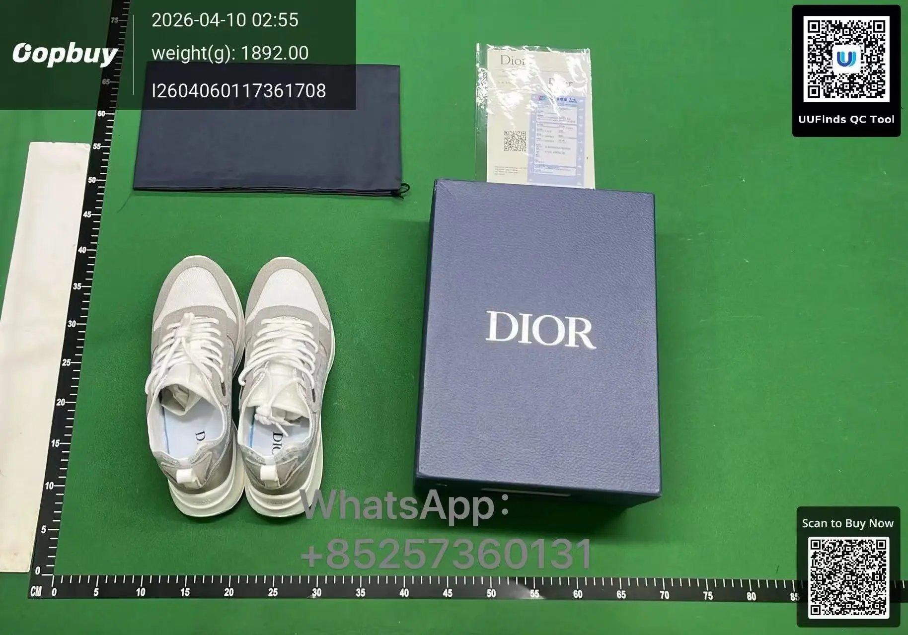 Dior sneakers Zdjęcie QC z WEIDIAN na Qualit.ly