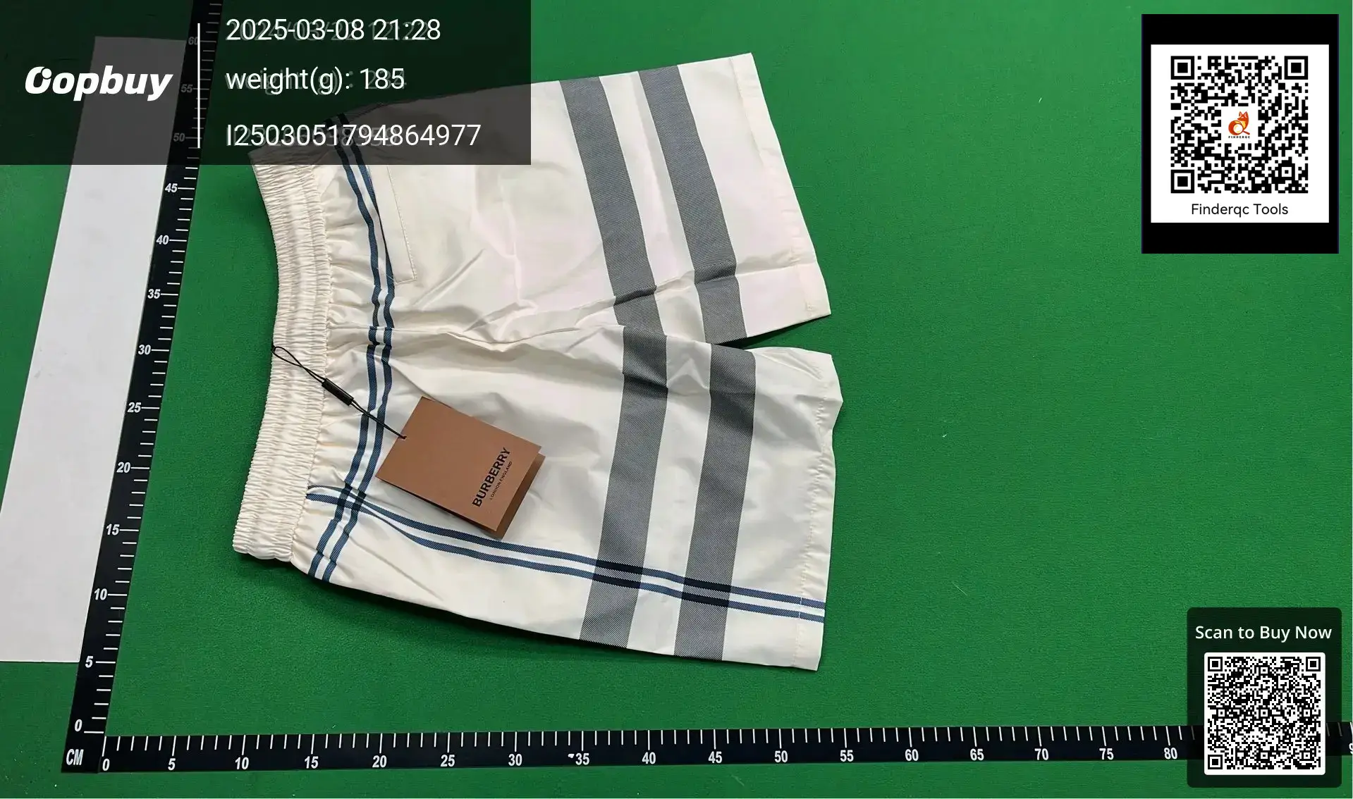 Burberry Check Shorts