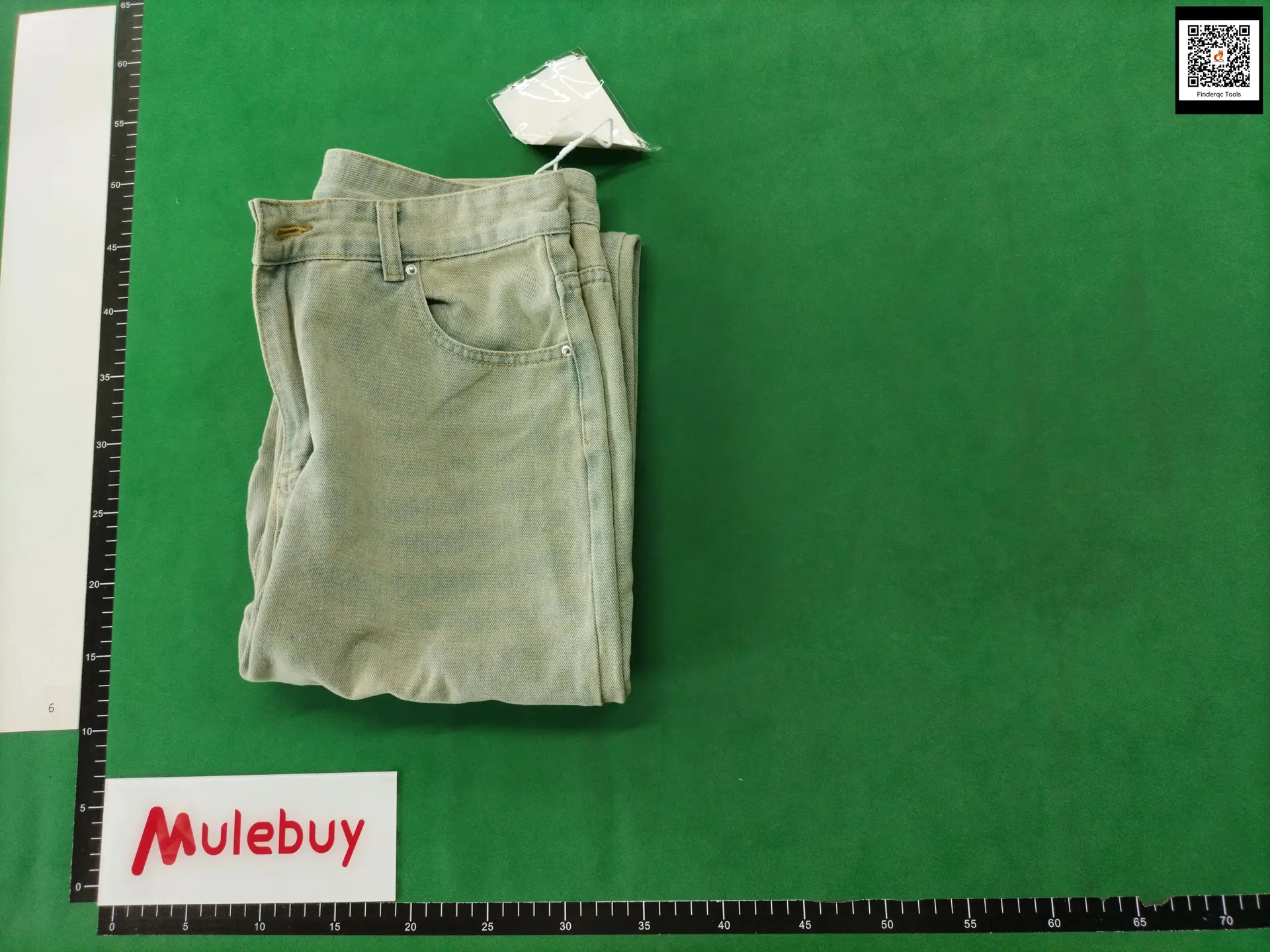 Wukong Is in Stock Retro Trendy American Distressed Washed Denim Men's Street Style Loose Trendy Easiest for Match Wide Legs pants