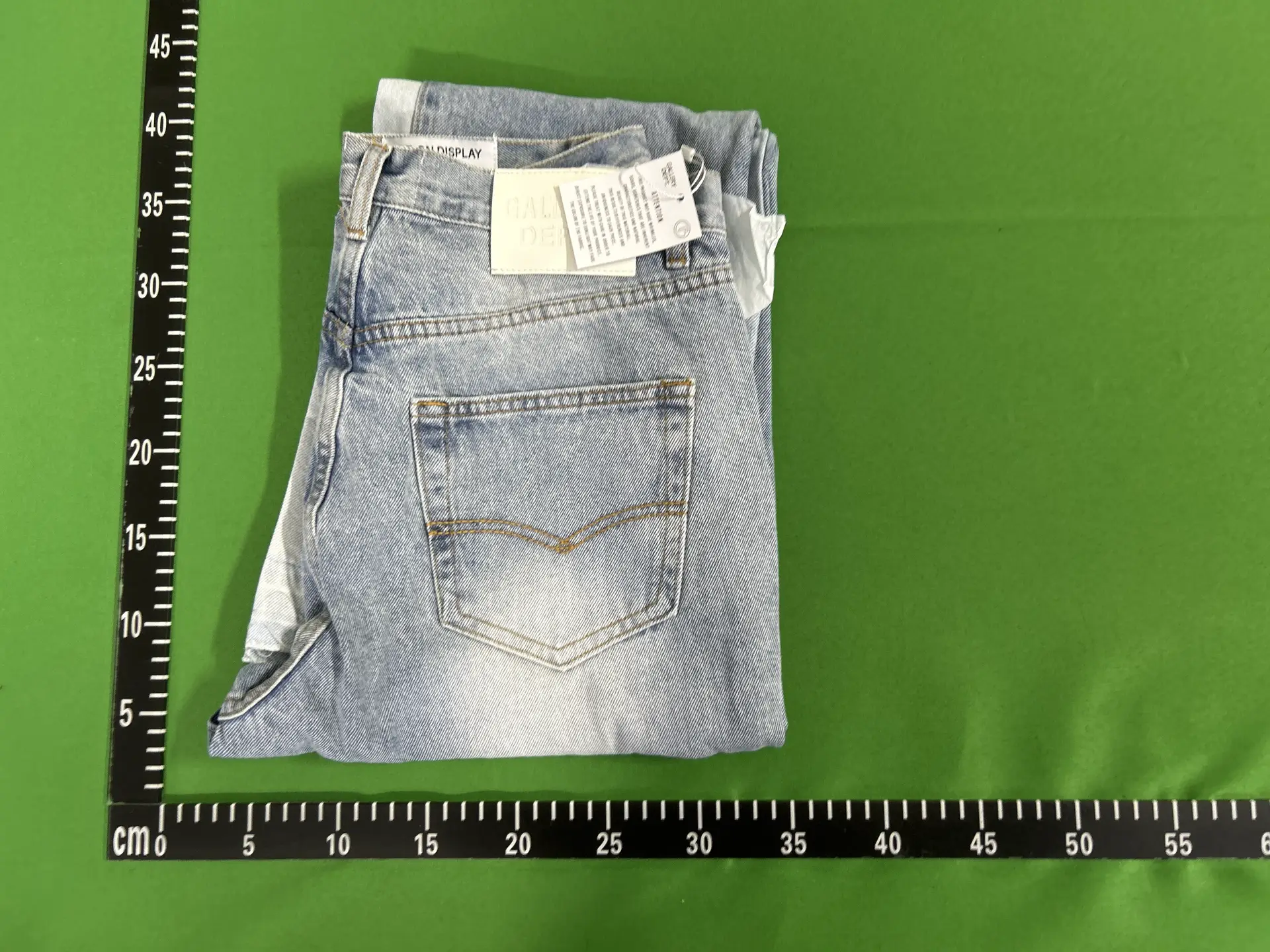 GALLERY DEPT Light Wash Denim Jeans