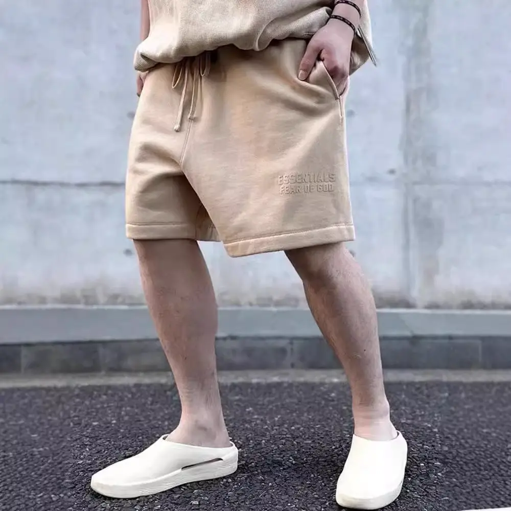 Essentials New Shorts Season Nine Summer Terry Cotton Comfortable Breathable Street Fashion Casual Versatile for Men and Women