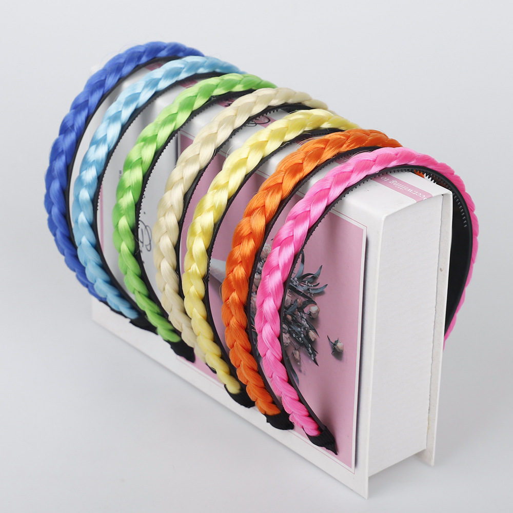Wig braid headband head buckle hair accessories head accessories twist braid wig color headband