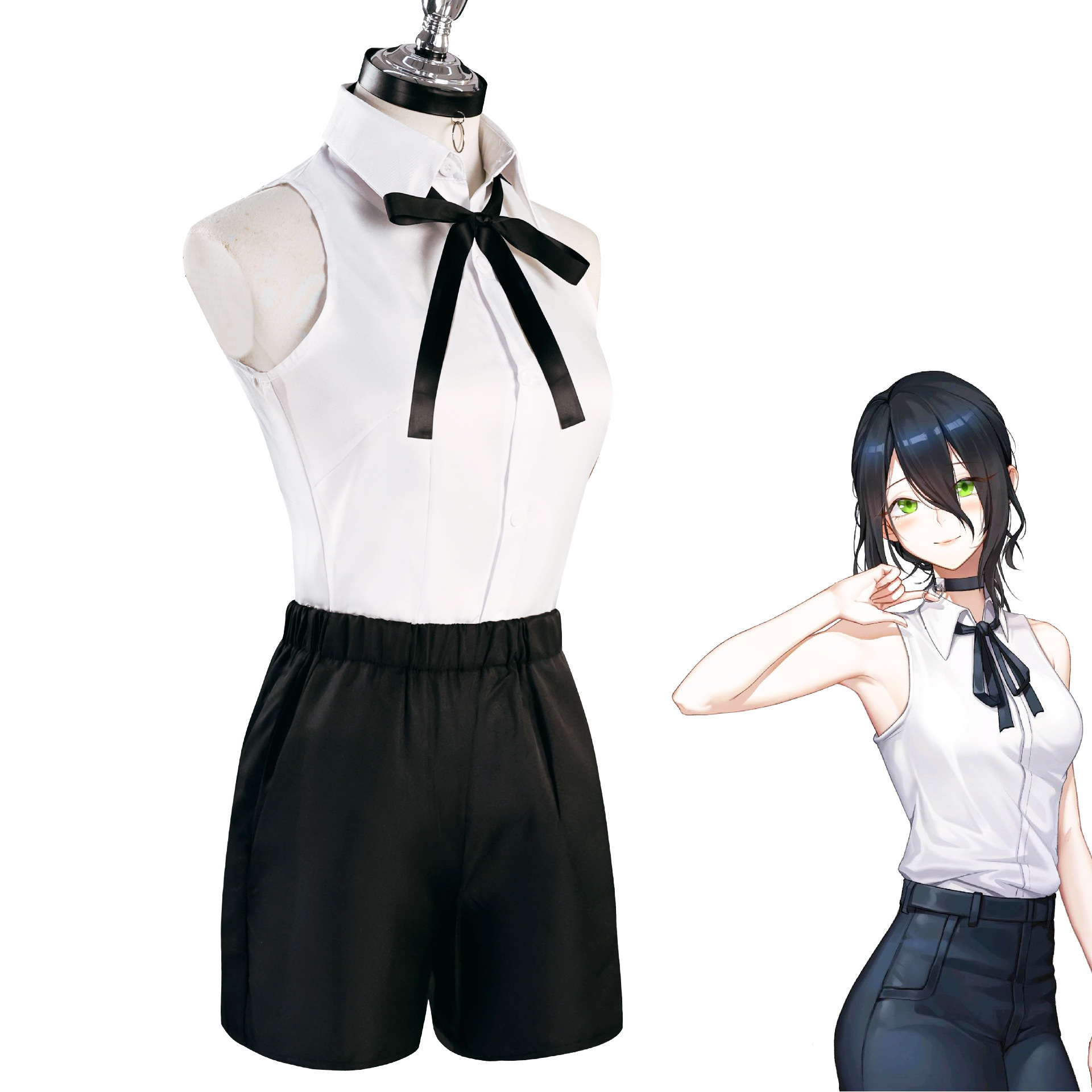 [Spot] Chainsaw cos Suit Reese cos Suit Bomb Demon Reese cosplay Suit Full Set Female