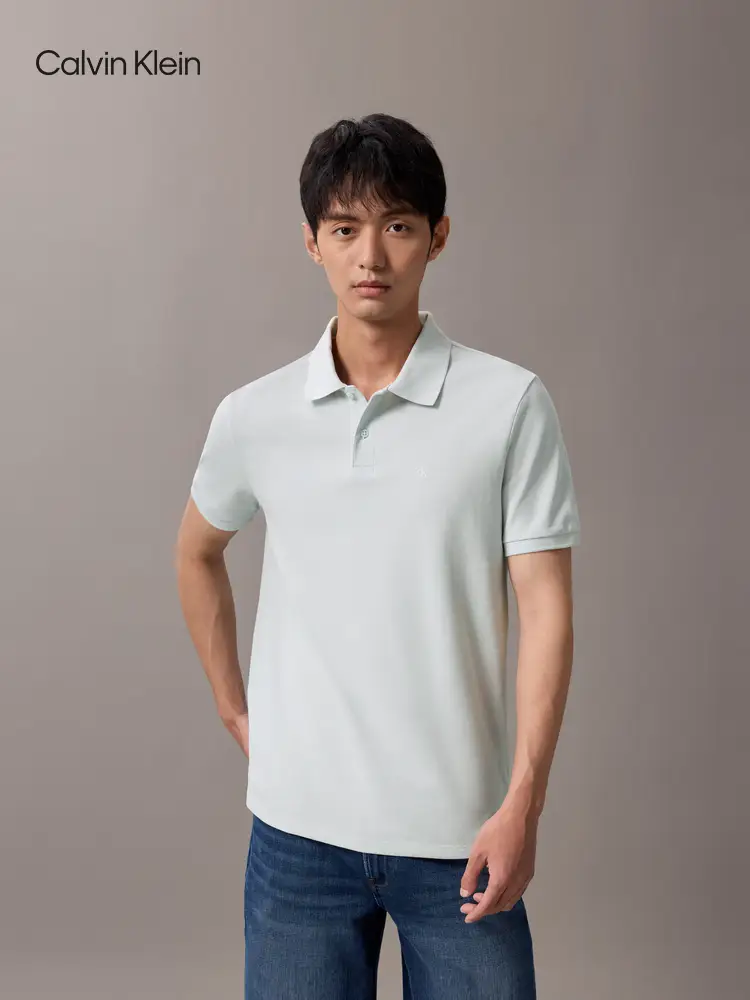Ck Jeans25 Early Autumn New arrival Men pure cotton Pique Mesh Business pure color Short Sleeve T-Shirt Polo4Rb012G