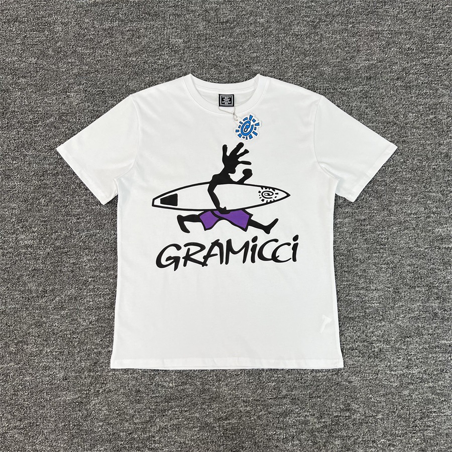 Gramicci X Adwysd T-Shirt Young Men and Women Fashion Trendy Summer Round Neck Niche Short-Sleeved T-Shirt