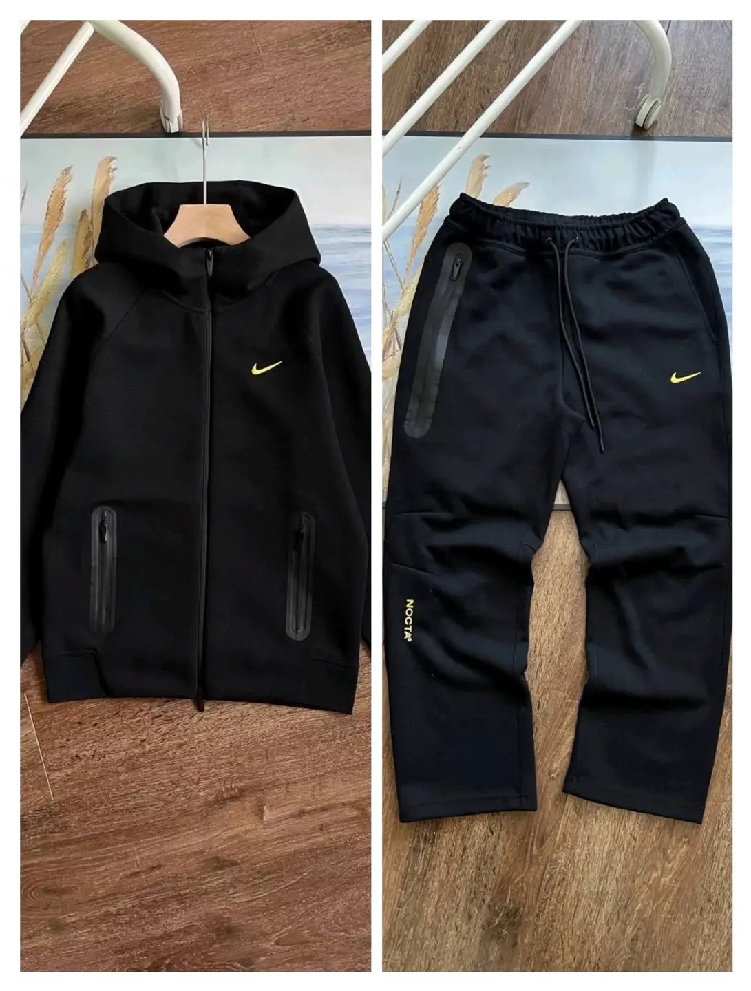 Nike NOCTA Black Zip Hoodie and Pants Set