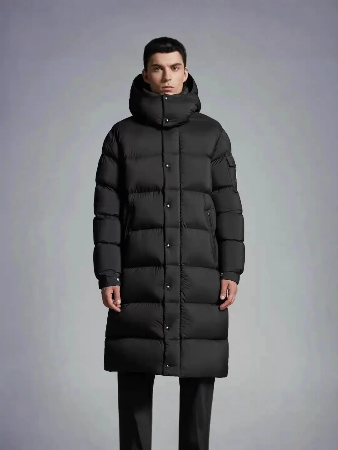 Mengkou Maya Hanovcrtan Long Glossy Matte 2026 Winter New Hooded Long down Jacket Collection
