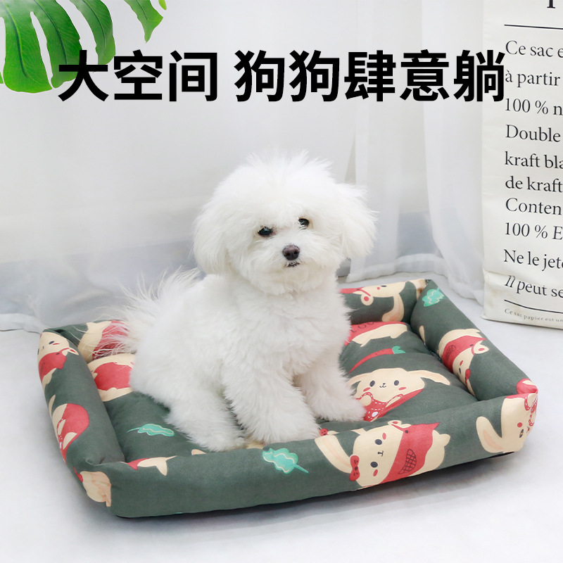 Factory Direct Sales Four-Season Kennel Fully Flocked Dog Mat Cat Sleeping Mattress Dog and Cat Daily Kennel Mat Pet Cat Kennel