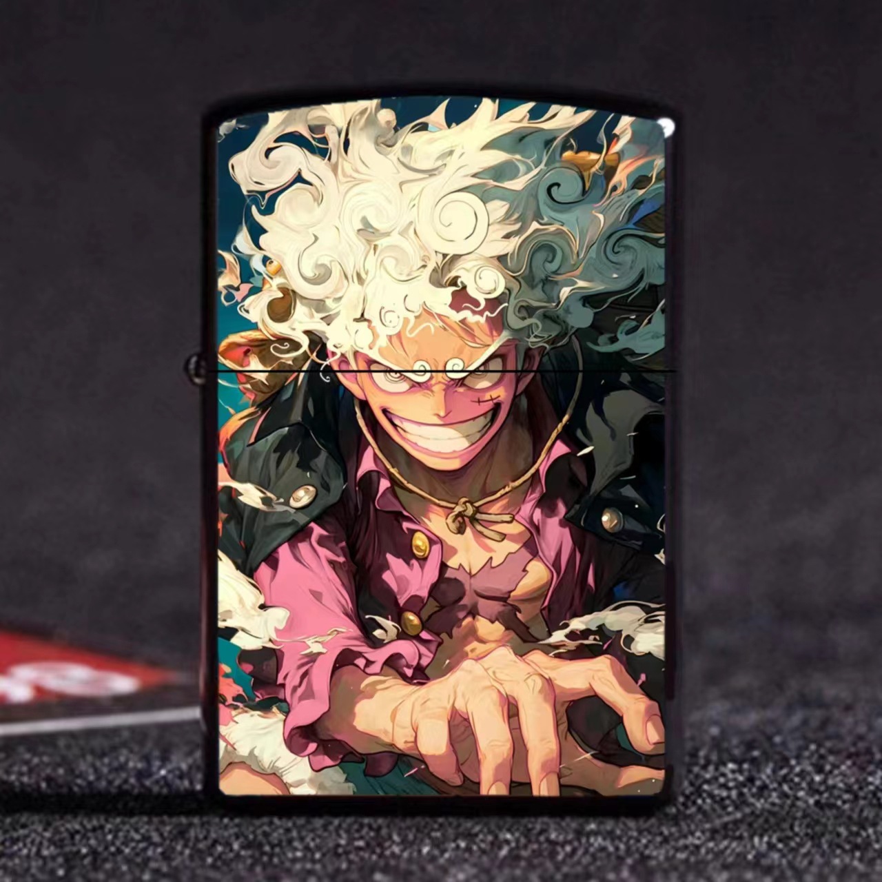 One Piece Fire Shadow Dragon Ball cartoon character metal kerosene lighter support tremolo generation lighter