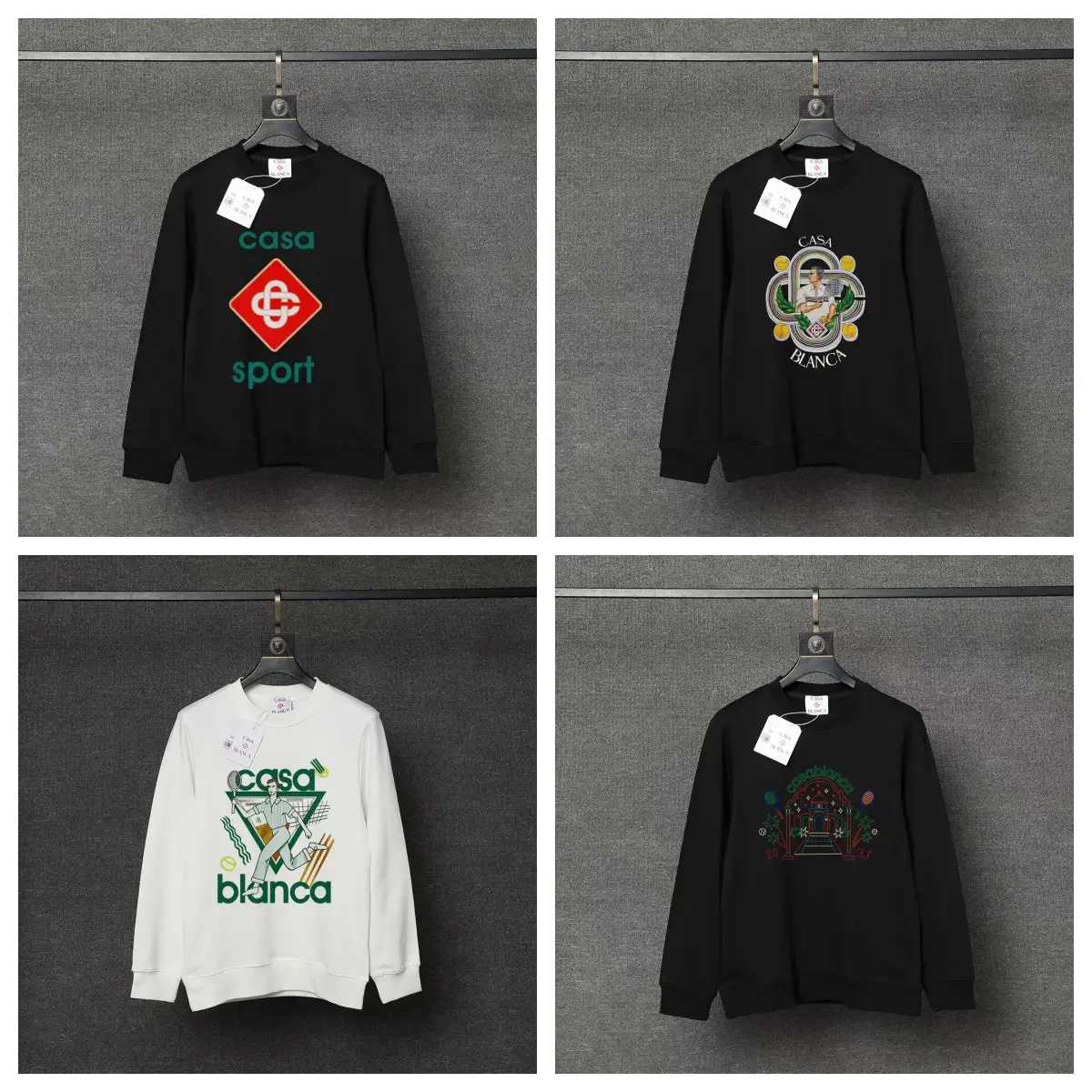 round-neck sweatshirt The original development uses 380g looped fabric for comfortable upper body First tier domestic brand OEM factory