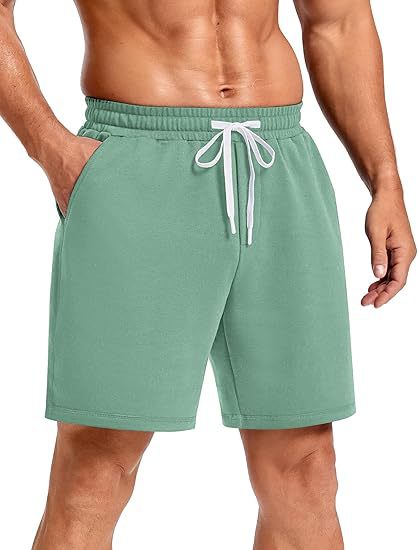 2026 Spring and Summer New Men's Drawstring Casual Shorts, Fashionable and Simple Beach Shorts, European and American Cross-Border Sports and Fitness