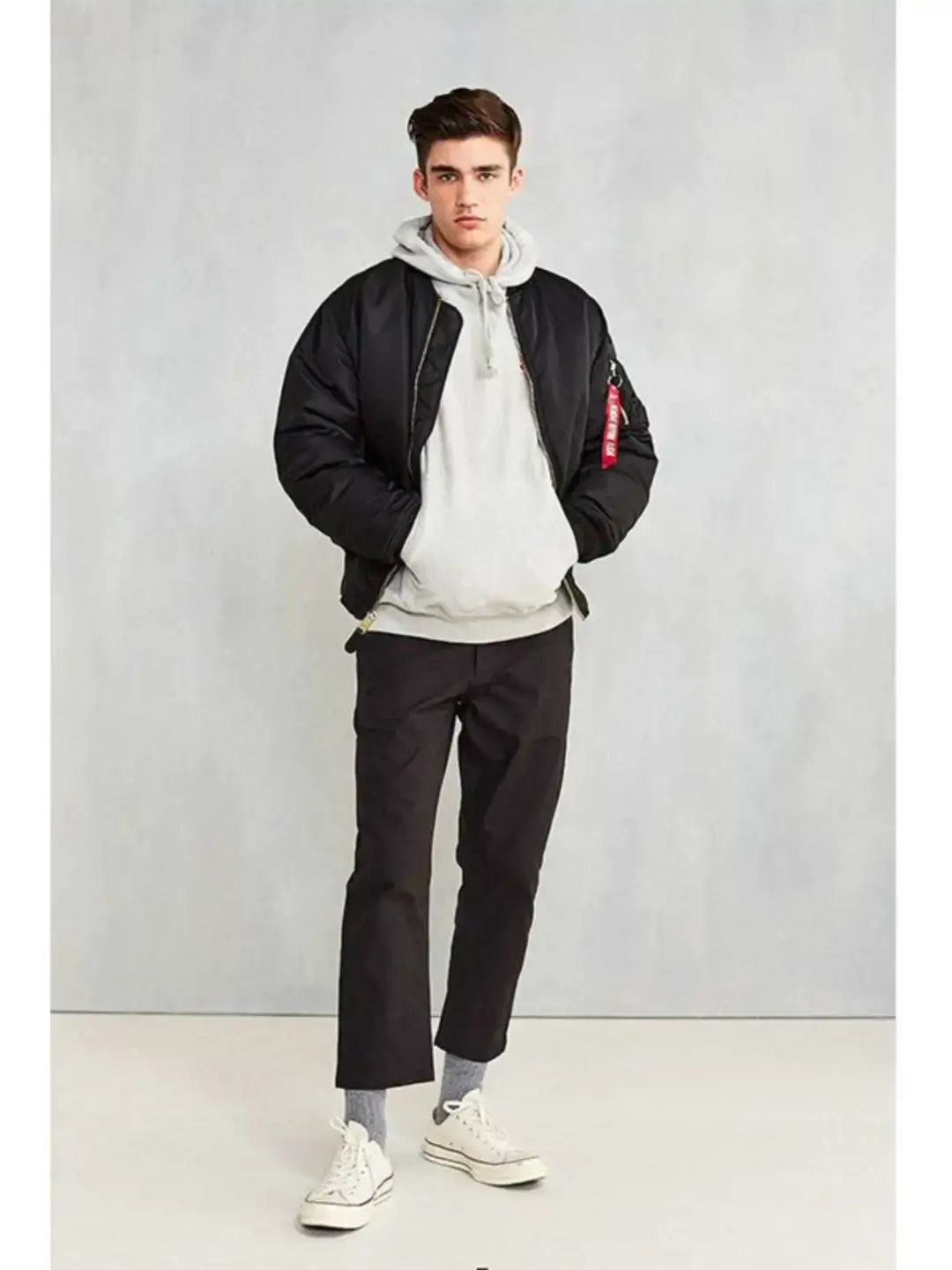 It Ins Trendy American Workwear Pilot Jacket Men's Couple Loose Baseball Uniform Short Cotton Jacket
