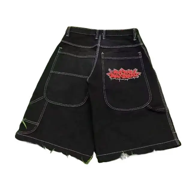 Amazon Express Amazon sourcing five pants men loose wide leg American retro gradient jeans men tide
