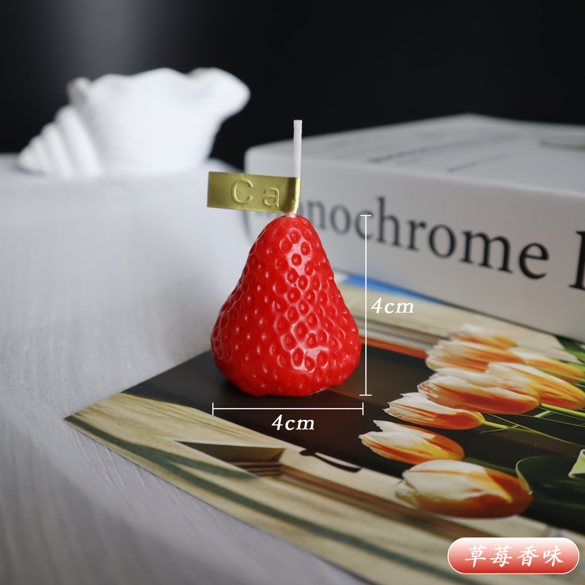 Strawberry Low Temperature Candle 48 Degree Soy Wax Sex Toys sm Drop Wax Props Couples Bed Flirting Ting Tools