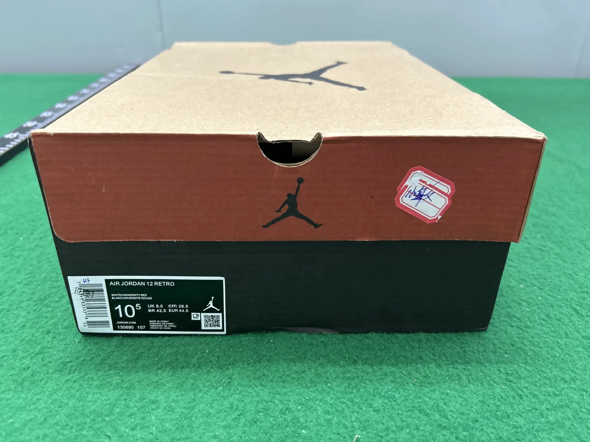 Air Jordan 12 Retro White University Red
