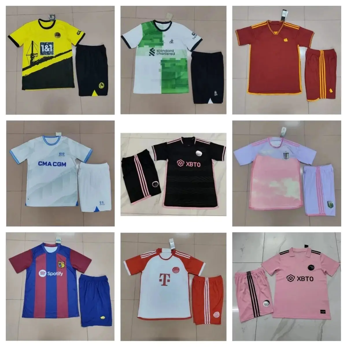 QMQ7时尚潮流明星足球球服套装+852 5573 8209 TOP