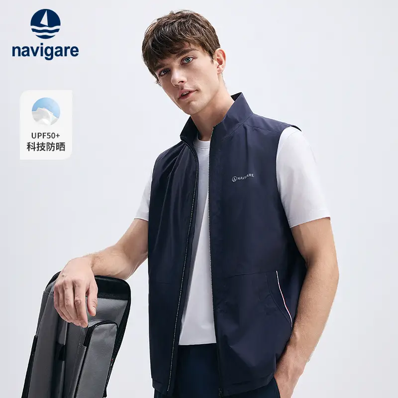 Navigare Italian Dinghy Casual Vest jacket Outwear Men New arrival Sleeveless Vest vest
