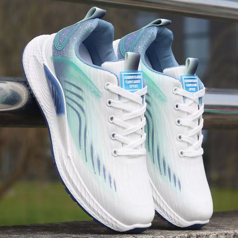 Spring and summer men's shoes 2024 New breathable sports casual shoes men's mesh deodorant non-slip running shoes fashion shoes