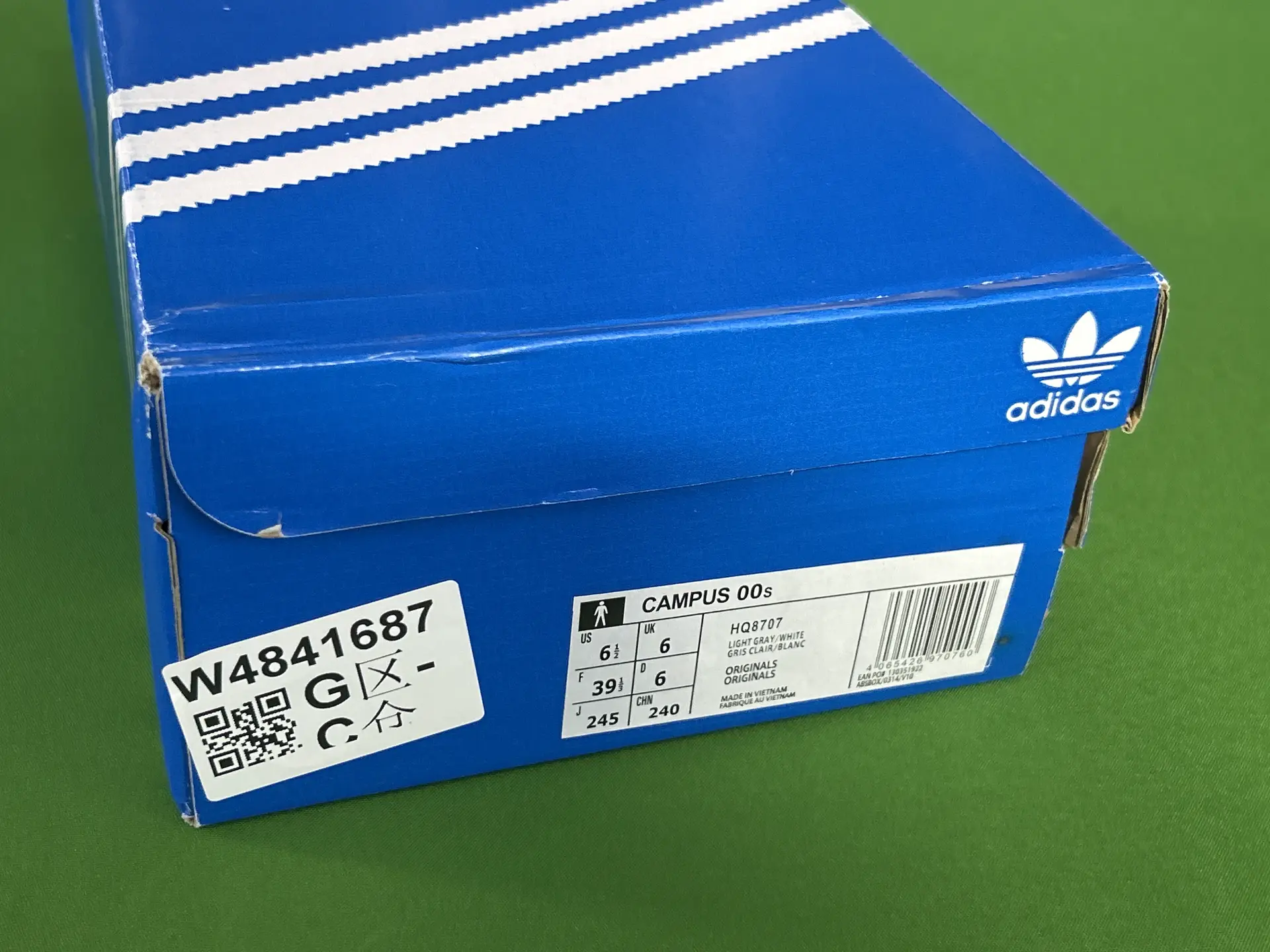 Adidas CAMPUS 00s HQ8707 Light Gray White