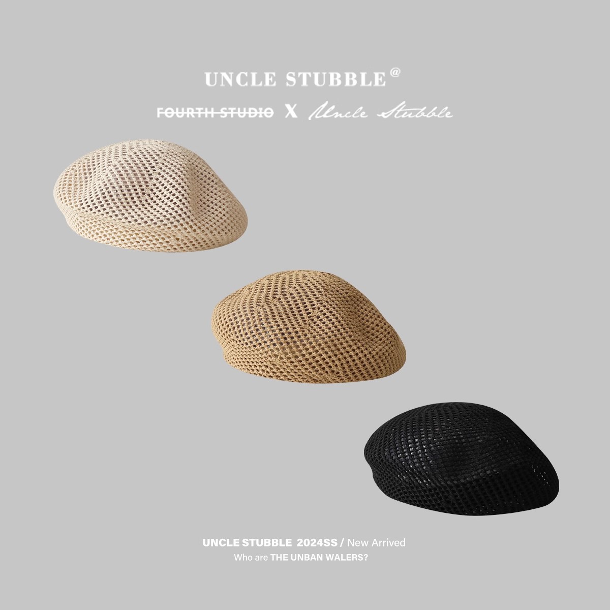 Japanese Artistic Beret Spring and Summer Breathable Hollow Woven Painters Hat New Style Temperament All-match Bud Hat Shows Small Face