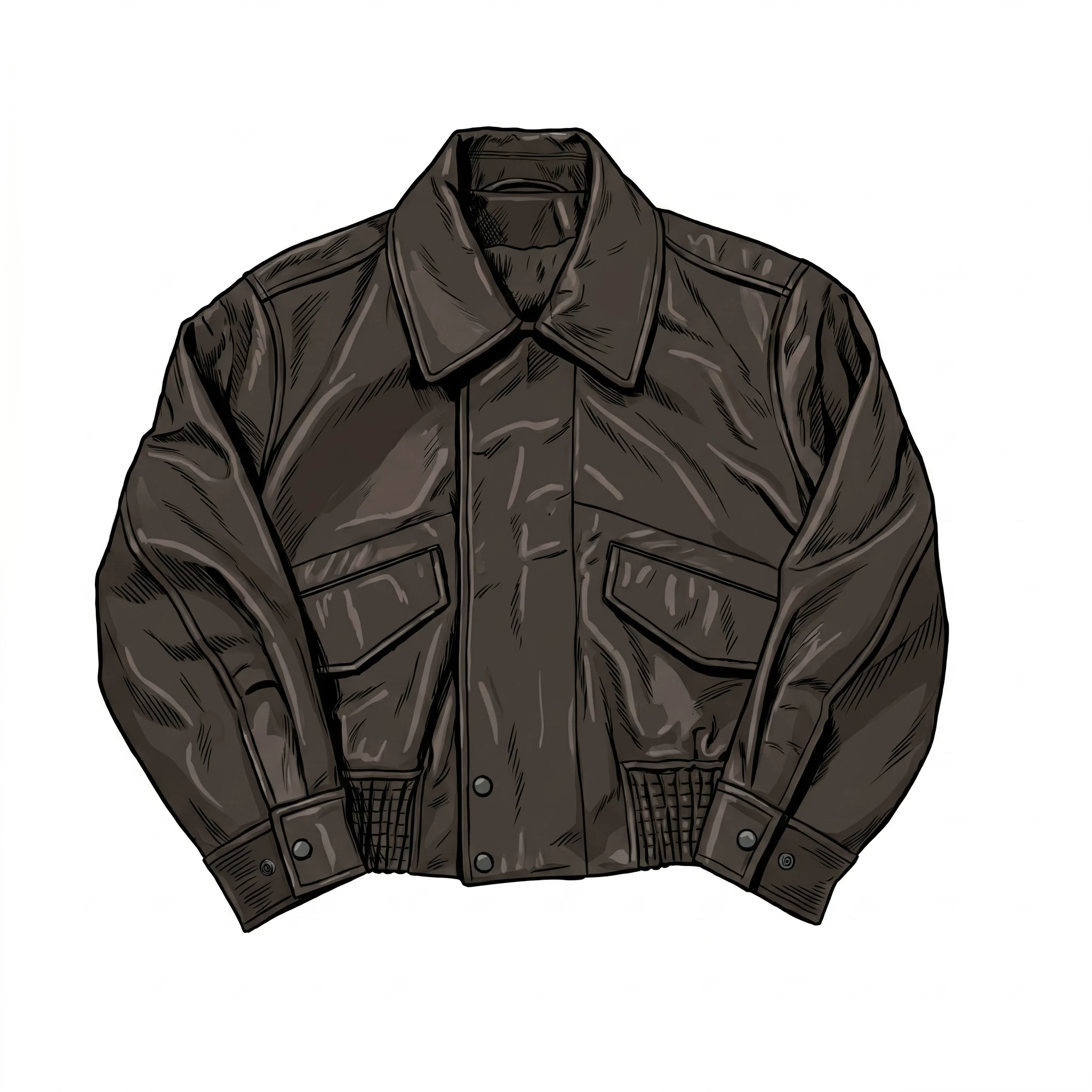 【i795】Nappa Leather Bomber Jacket QC-foto van TAOBAO op Qualit.ly