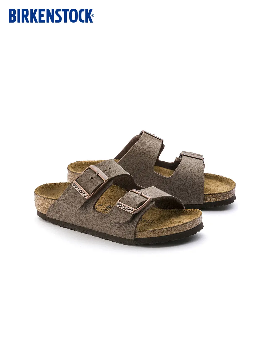 Birkenstock Birkenstock German Import New Product kids Suede Cork Arizona Double Buckle Slippers