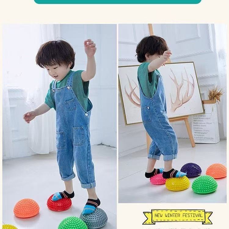 Durian ball feeling system training semicircle foot foot massage ball children's training ball balance ball