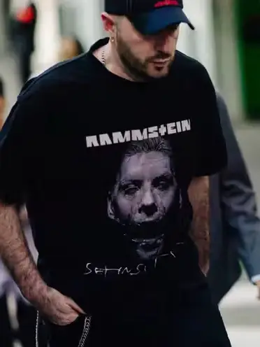 In Stock Vtm 2018 Rammstein Tee German Tank Short Sleeve