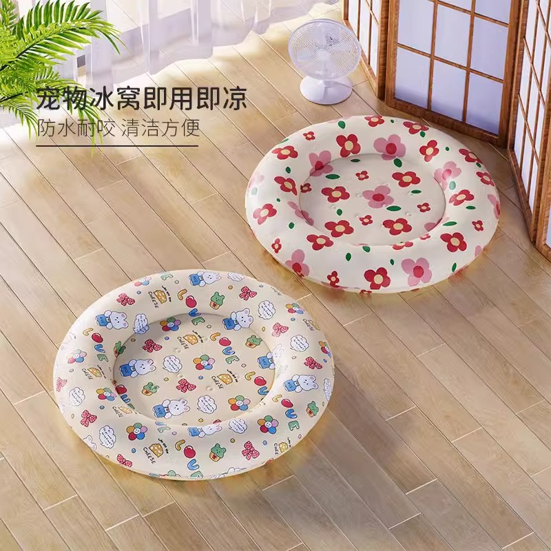 Pet Ice Mat Mat Dog Summer Mat Cat Ice Bed Sleeping Mat Floor Mat Cooling Supplies Summer Ice Nest