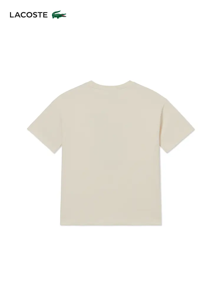Lacoste French Crocodile Children's Clothing 25 Spring New arrival Fashion Graffiti Print Short Sleeves T-Shirt | Tj8432
