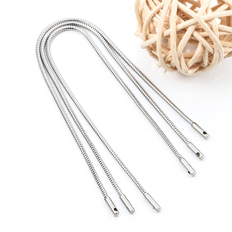 Titanium Steel Stainless Steel Snake Bone Chain Personalized Trend Men's and Women's Necklace Bracelet Non-Fading Chain Jewelry Chain DIY