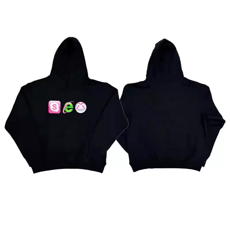 Droland Miller SEX slogan logo printed hooded sweatshirt hoodie