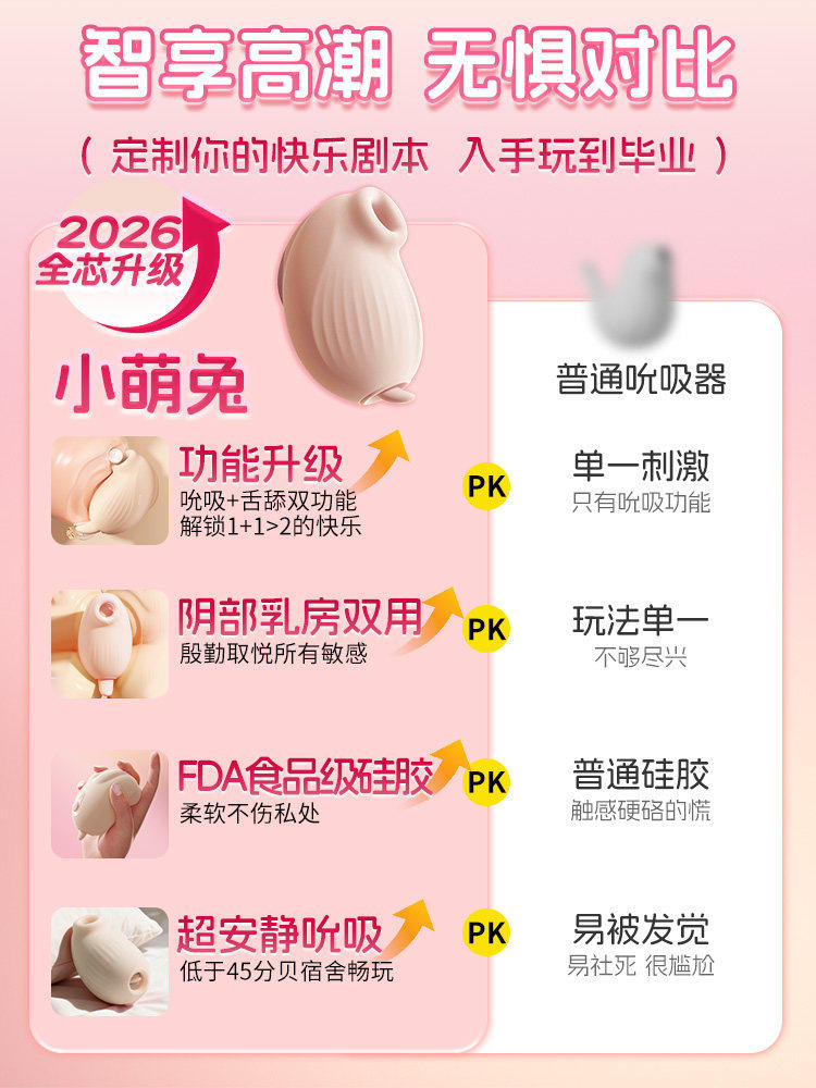 Tongue-Sucking and Licking Vibrator, Adult Female Masturbation Device, Sex Toy, Female Toy, Non-Intrusive, Silent Orgasm Device