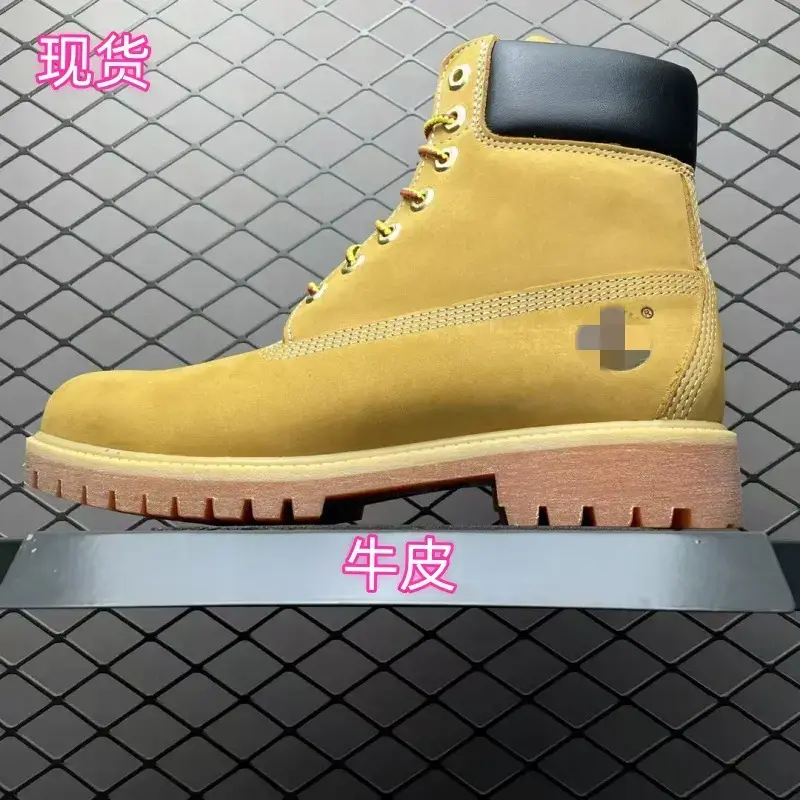 Putian New Tianbo Brand Kick Not Bad Men's Shoes Women's Shoes High-top Martins Rhubarb Boots Waterproof Soft